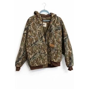 Duxbak Men’s XL Camo Hunting Jacket Insulated Full Zip Outdoor Coat